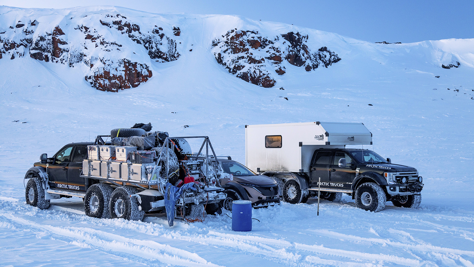 6x6 Trucks That Drove to the North Pole